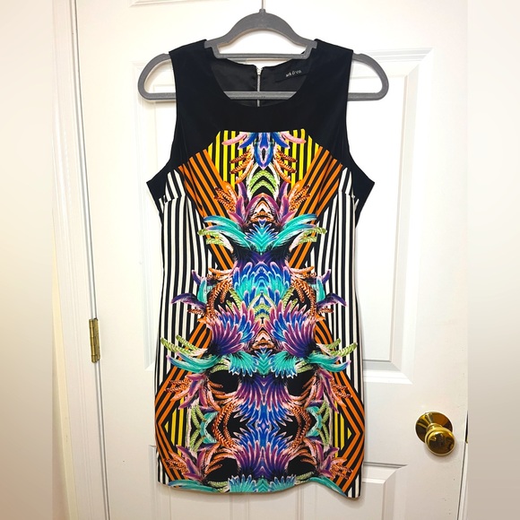 Ark & Co Dresses & Skirts - Psychedelic Patterned Cocktail Dress